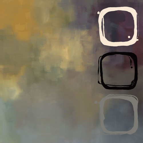 Retro Aubergine and Ochre I Poster Print by Laurie Maitland - Item # VARPDXPML125