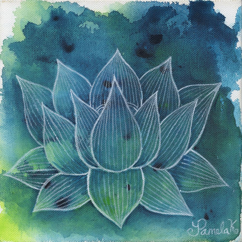 Emerging Lotus 1 Poster Print by Pam Varacek - Item # VARPDXPVSQ044A