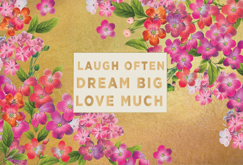 Pretty Floral on Gold Poster Print by Candace Allen - Item # VARPDXQCARC061A