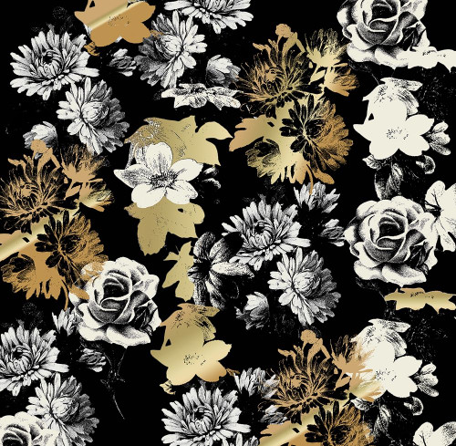 MidnightFlora 1 Poster Print by Candace Allen - Item # VARPDXQCASQ046A