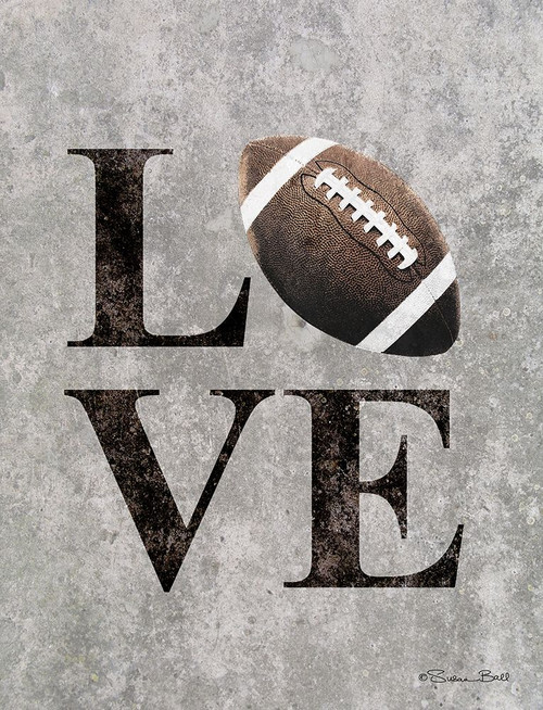 LOVE Football Poster Print by Susan Ball - Item # VARPDXSB672