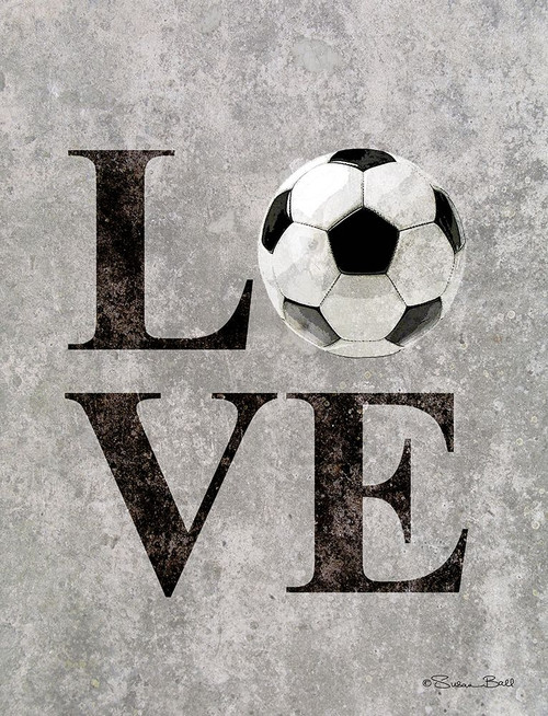 LOVE Soccer Poster Print by Susan Ball - Item # VARPDXSB673