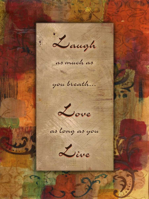 Live Laugh Love Autumn Blooms Poster Print by Smith Haynes - Item # VARPDXSH5RC155A2