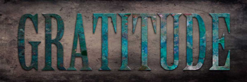 Gratitude Sentiment Poster Print by Sheldon Lewis - Item # VARPDXSLBPL077A