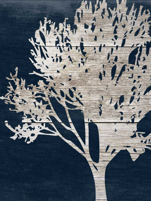 Contemporary Indigo Garden Poster Print by Sheldon Lewis - Item # VARPDXSLBRC328D1