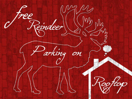 Free Reindeer Parking Poster Print by Sheldon Lewis - Item # VARPDXSLBRC408A