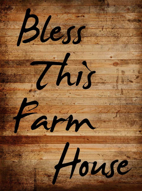 Bless This Farm House Poster Print by Sheldon Lewis - Item # VARPDXSLBRC452A