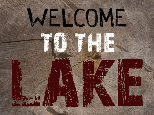 Lake Welcome Poster Print by Sheldon Lewis
