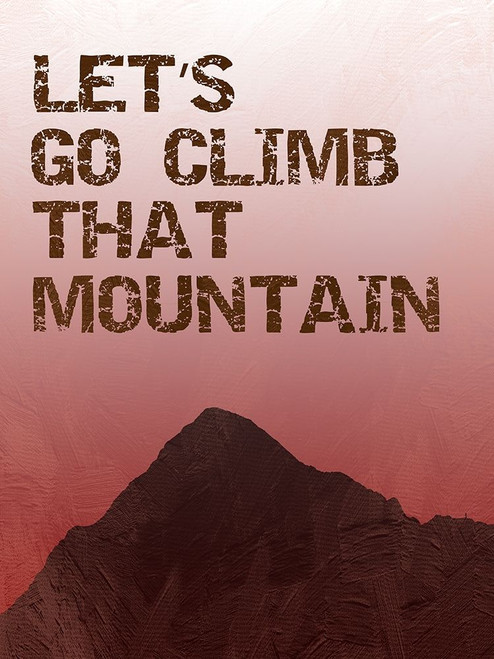 Climb That Mountain Poster Print by Sheldon Lewis - Item # VARPDXSLBRC851A