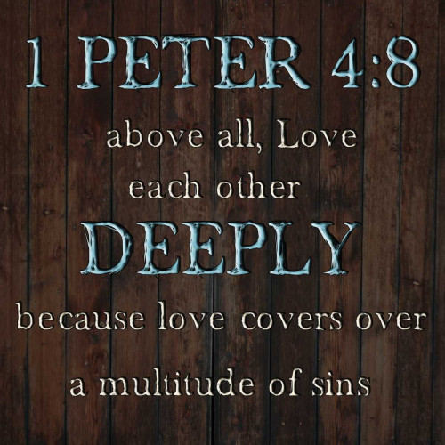 1 Peter 4:8 Poster Print by Sheldon Lewis - Item # VARPDXSLBSQ342A