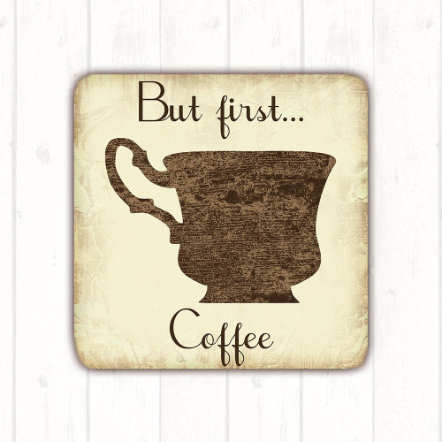 Coffee First Poster Print by Sheldon Lewis - Item # VARPDXSLBSQ545A