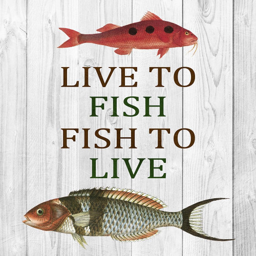 Live To Fish Poster Print by Sheldon Lewis - Item # VARPDXSLBSQ547N