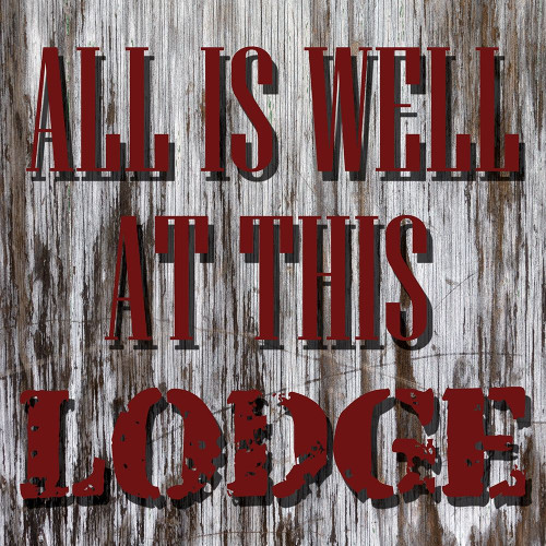 At This Lodge Poster Print by Sheldon Lewis