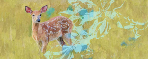 Doe With Magnolia Poster Print by Sarah Butcher - Item # VARPDXSRPL006C