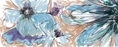 Blue Bloom Poster Print by Sarah Butcher - Item # VARPDXSRPL027A
