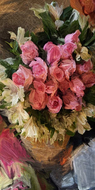 Roses Bouquet 1 Poster Print by Sarah Butcher - Item # VARPDXSRRC021A