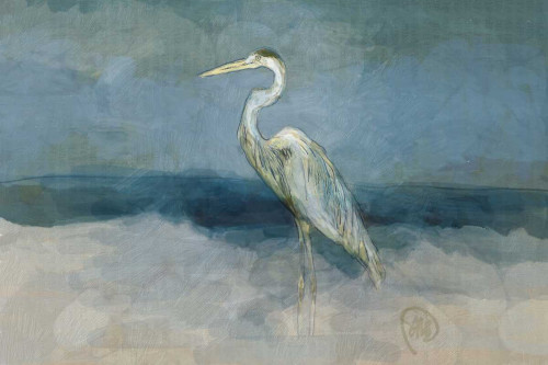 White Heron Poster Print by Sarah Butcher - Item # VARPDXSRRC038A