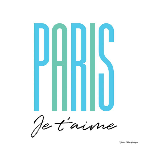 Paris Je Taime Poster Print by Seven Trees Design Seven Trees Design - Item # VARPDXST507