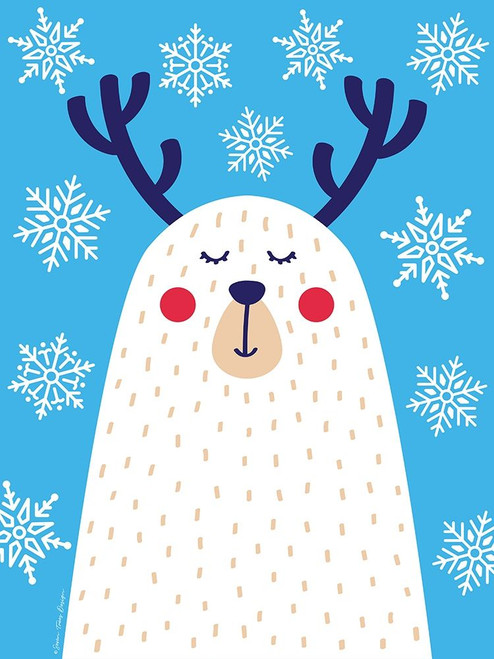 Snowflake Reindeer Poster Print by Seven Trees Design Seven Trees Design - Item # VARPDXST597
