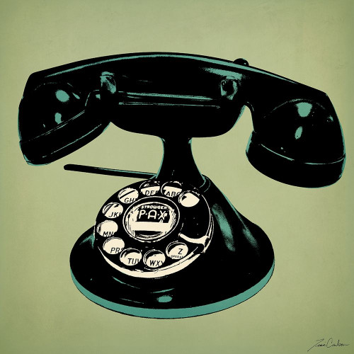 Telephone 2 v2 Poster Print by Tina Carlson - Item # VARPDXTCSQ028B
