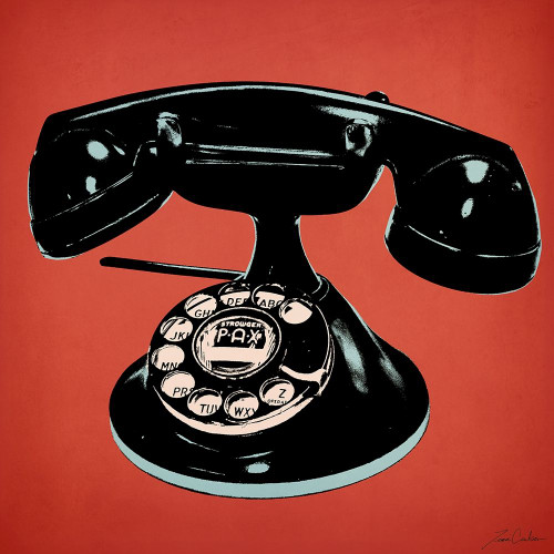 Telephone 2 v3 Poster Print by Tina Carlson - Item # VARPDXTCSQ028C