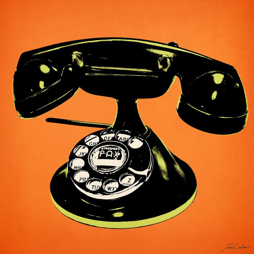 Telephone 2 v4 Poster Print by Tina Carlson - Item # VARPDXTCSQ028D
