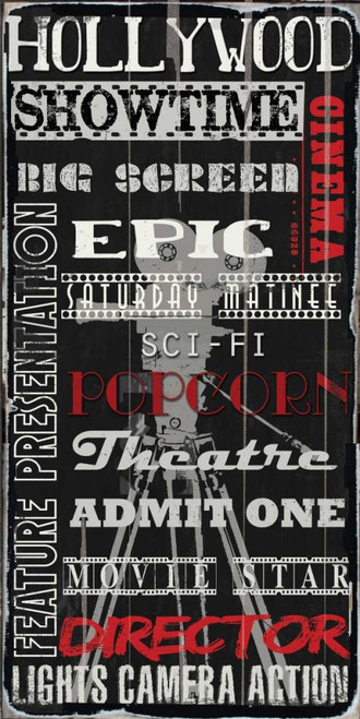 HOLLYWOOD VINTAGE SIGN Poster Print by Taylor Greene - Item # VARPDXTGPL029