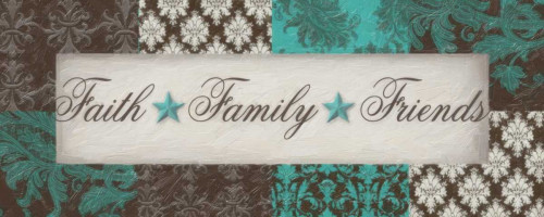 FAITH FAMILY FRIENDS  Poster Print by Taylor Greene - Item # VARPDXTGPL032A