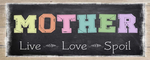 MOTHER LIVE LOVE SPOIL ver2 Poster Print by Taylor Greene - Item # VARPDXTGPL082D