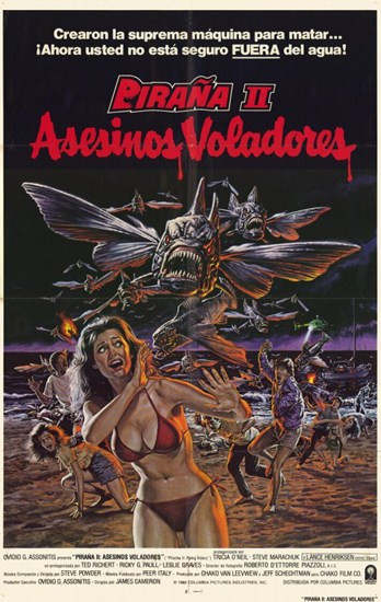 Piranha 2 the Spawning Movie Poster (11 x 17) - Item # MOV228057