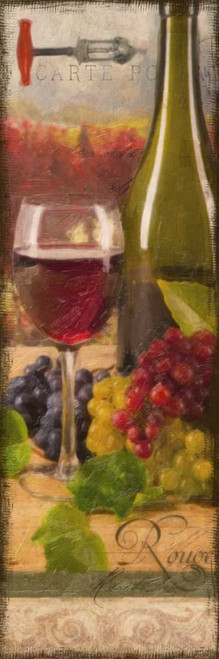 WINE ROUGE VINEYARD Poster Print by Taylor Greene