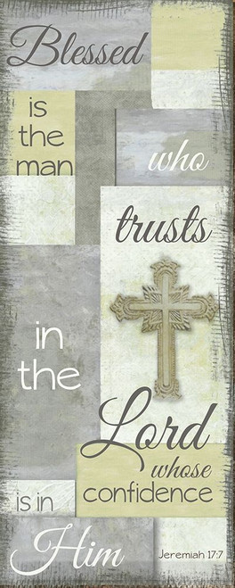 Blessed Is The Man Grey Poster Print by Taylor Greene - Item # VARPDXTGPL164A