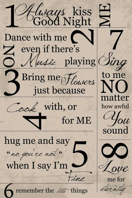 I WILL FALL FOR A MAN WHO Poster Print by Taylor Greene - Item # VARPDXTGRC033B