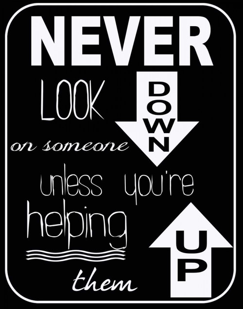 Never Look Down Poster Print by Taylor Greene