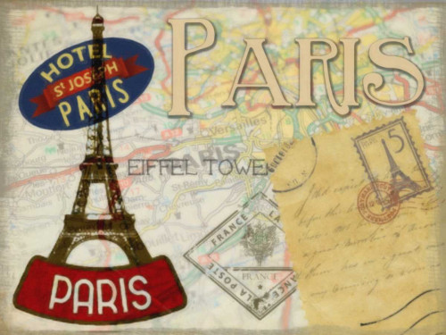 VINTAGE PARIS Poster Print by Taylor Greene - Item # VARPDXTGRC145A