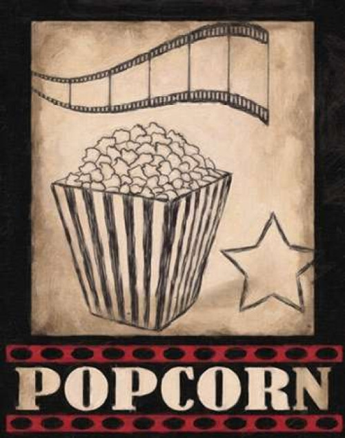 VINTAGE POPCORN Poster Print by Taylor Greene - Item # VARPDXTGRC171B