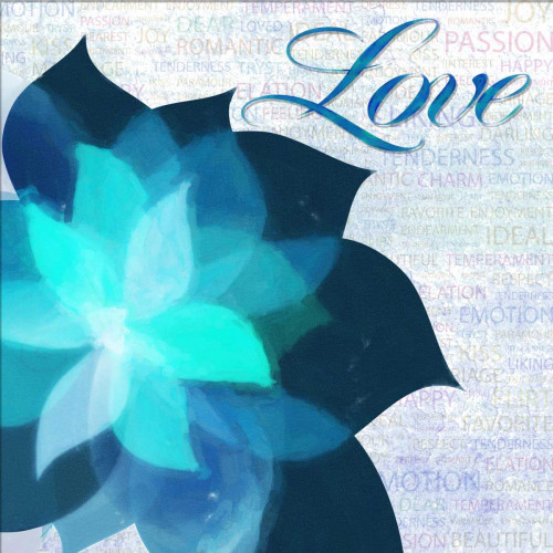 Watercolor Love Poster Print by Taylor Greene
