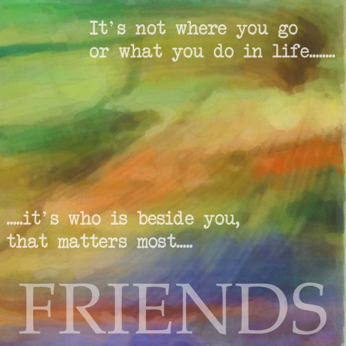 FRIENDS Poster Print by Taylor Greene - Item # VARPDXTGSQ026D