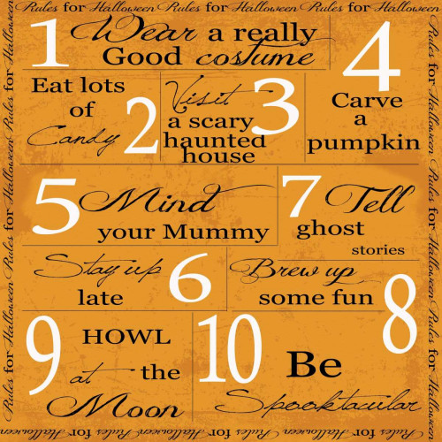 OCTOBER- HALLOWEEN Poster Print by Taylor Greene - Item # VARPDXTGSQ085C