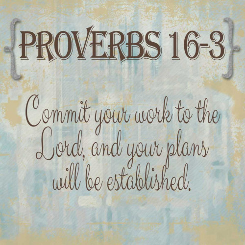 Proverbs 16-3 Poster Print by Taylor Greene - Item # VARPDXTGSQ376D