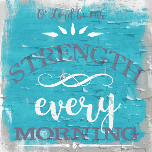 Be Our Strength Rustic Aqua Poster Print by Taylor Greene - Item # VARPDXTGSQ377B