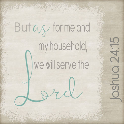 Joshua 24-15 Modern Poster Print by Taylor Greene - Item # VARPDXTGSQ388A