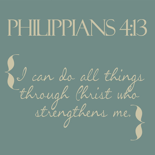 Philippians 4-13 Simple Poster Print by Taylor Greene - Item # VARPDXTGSQ392A
