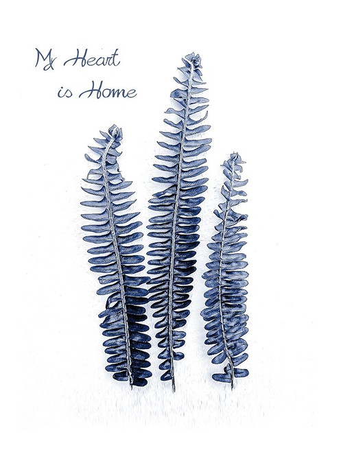 Fern Fronds Navy Poster Print by Urban Epiphany Urban Epiphany - Item # VARPDXUERC031A2