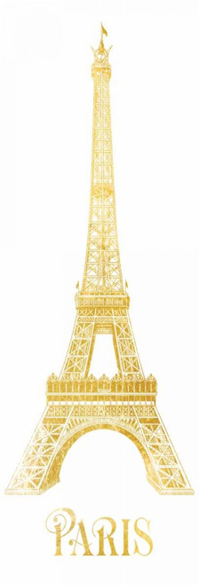 Gold Foil Paris Poster Print by Brown,Victoria Brown - Item # VARPDXVBPL017A