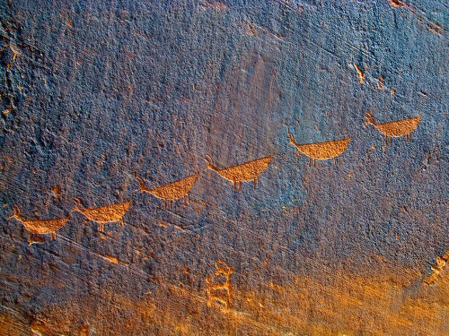 Petroglyphs I Poster Print by Popcorn Popcorn