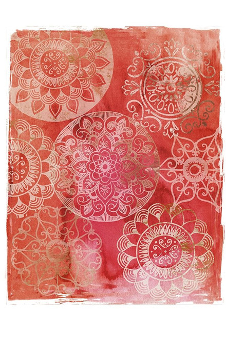 Crimson Medallions  Poster Print by Aimee Wilson - Item # VARPDXWL301A