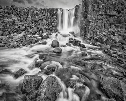 Iceland, Golden Circle, Oxarafoss Poster Print by John Ford (24 x 18) # EU14JFO0061