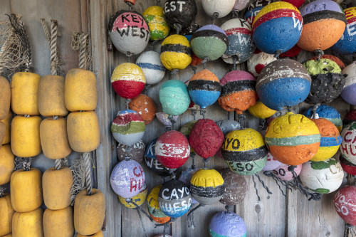 Buoys in Key West, Florida, USA Poster Print by Chuck Haney - Item # VARPDDUS10CHA0136