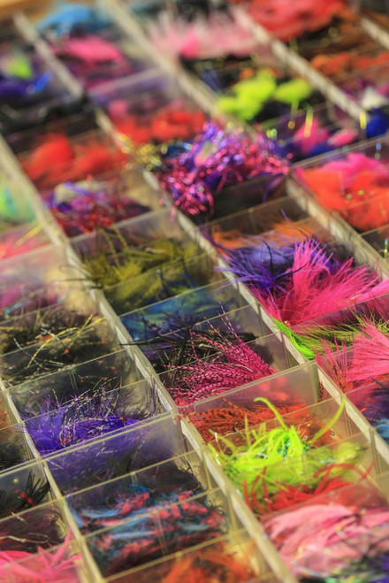 Close-up of fly fishing lures. Poster Print by Stuart Westmorland - Item # VARPDDUS38SWR0202